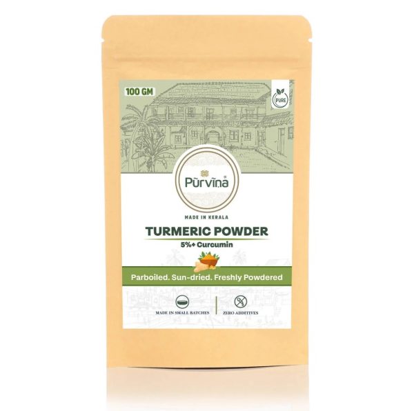 Purvina Natural Turmeric Powder | 100gm | 250gm