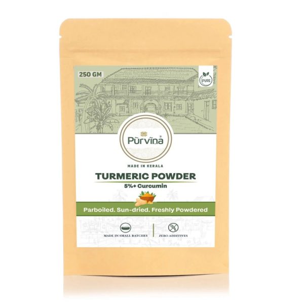 Purvina Natural Turmeric Powder | 100gm | 250gm