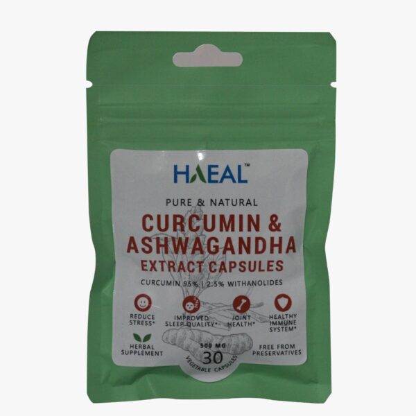 Curcumin & Ashwagandha Extract Capsules