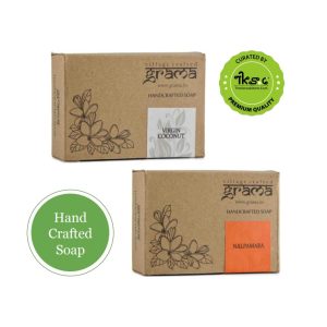 Virgin Coconut & Nalpamara | Handmade Soap | Combo Pack 250 gm |