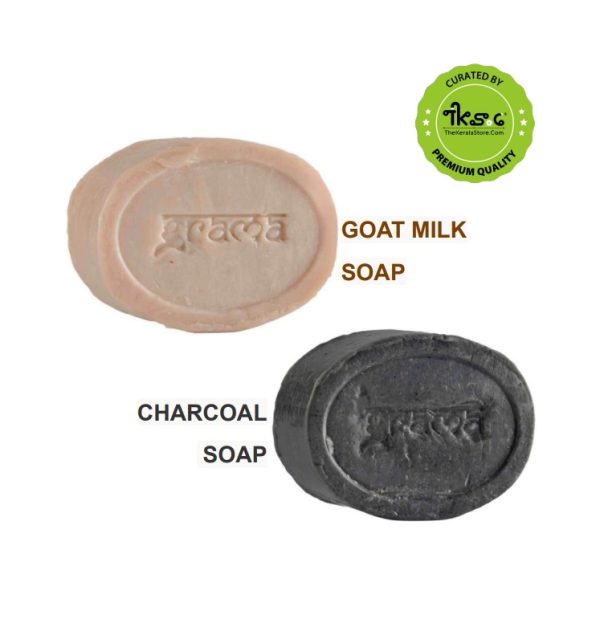 Goat Milk & Charcoal | Handmade Soap | Combo Pack 250 gm |