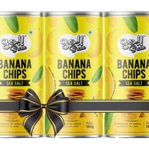 Kerala Banana Chips | Salted | Combo Pack 450g