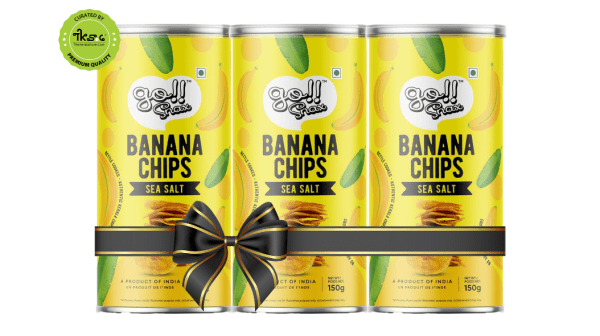 Banana Chips | Sea Salt | Combo 450g |