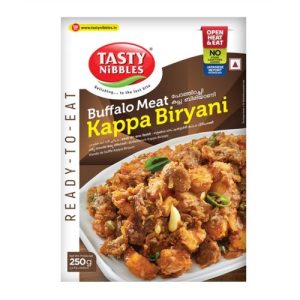 BUFFALO MEAT KAPPA BIRYANI 250GM POUCH | READY TO EAT | KERALA STYLE | JAAPNESE TECHNOLOGY | HYGEINE