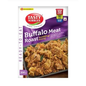 BUFFALO MEAT ROAST 200GM POUCH | ready to eat | spicy masala | delicious meat