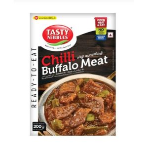 CHILLI BUFFALO MEAT 200GM POUCH | indian cuisine | ready to eat | delicious