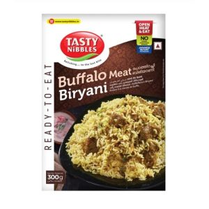 BUFFALO MEAT BIRYANI 300GM POUCH | BASMATI RICE | AROMATIC FLAVOUR |