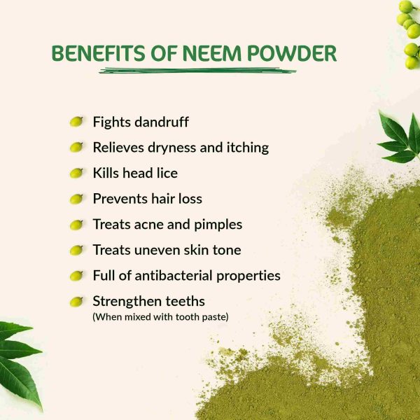 Pure Neem Powder 100g | For Face & Hair